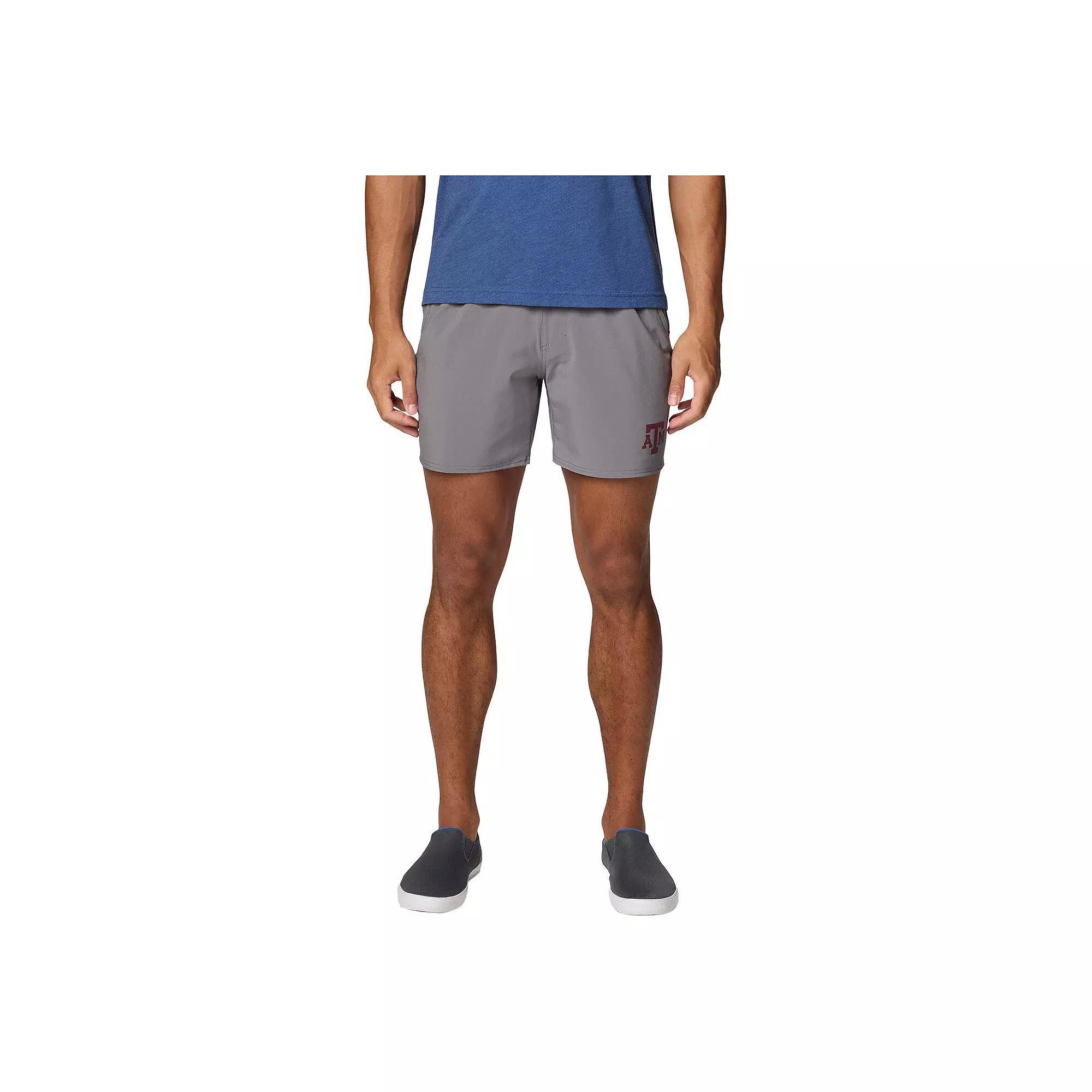 Men's Columbia Gray Texas A&M Aggies PFG Terminal Roamer�� Omni-Shade�� Stretch Shorts, Size: 2XL, Grey Product Image