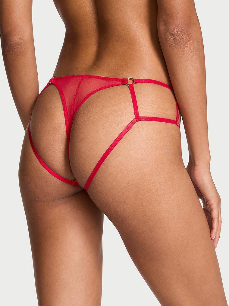 Strappy Hardware High-Leg Cheeky Panty Product Image