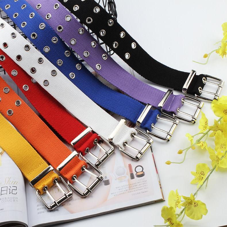 Double Eyelet Canvas Belt Product Image