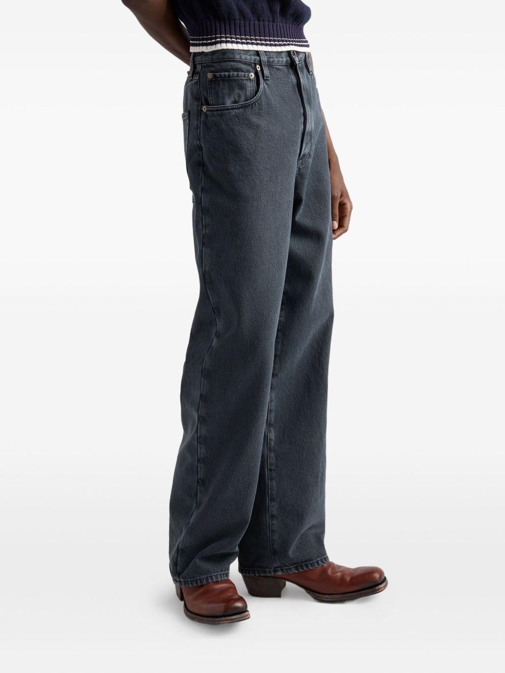 five-pocket over-dyed jeans Product Image