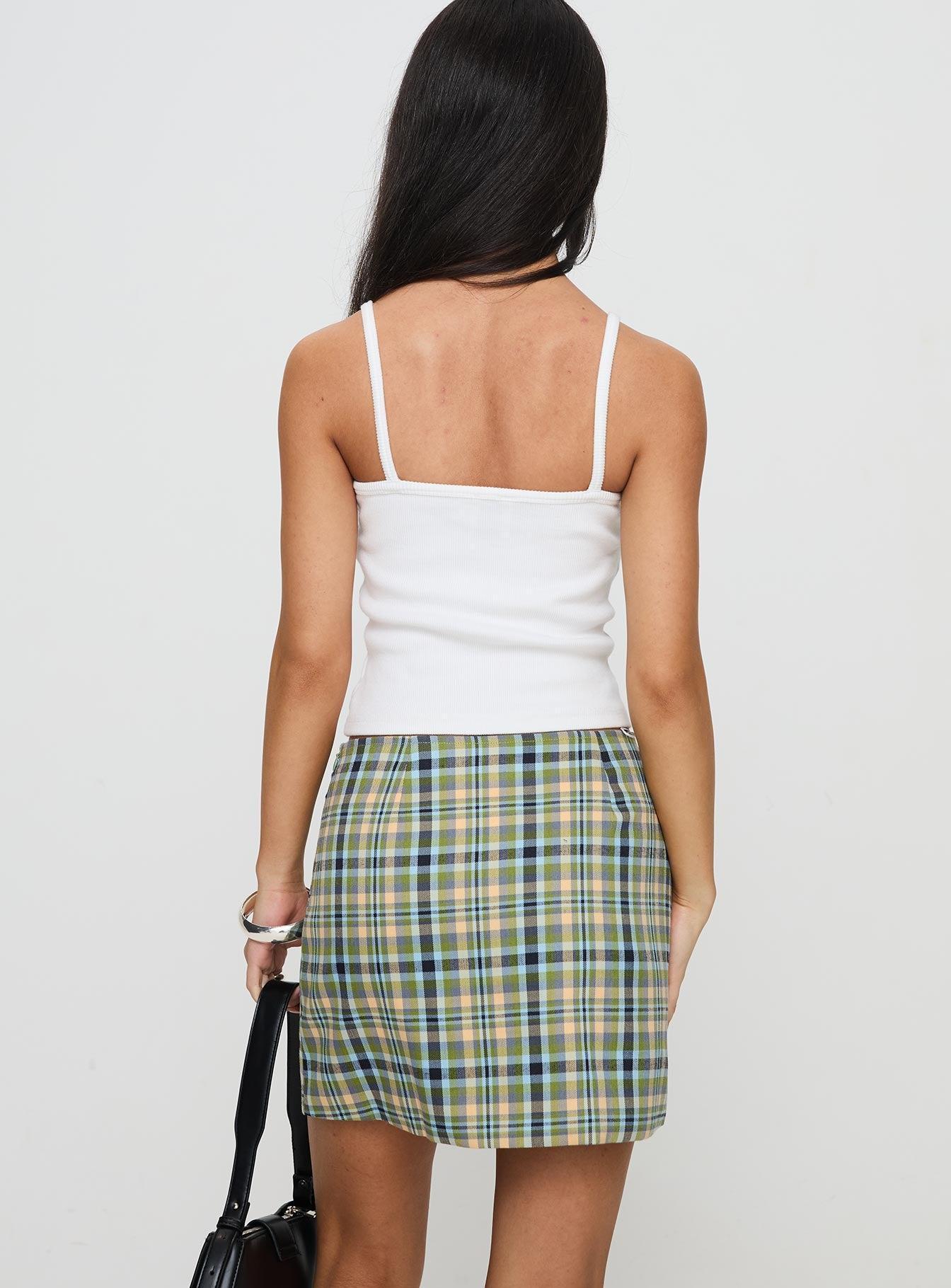 Jacklin Mini Skirt Multi Check Product Image