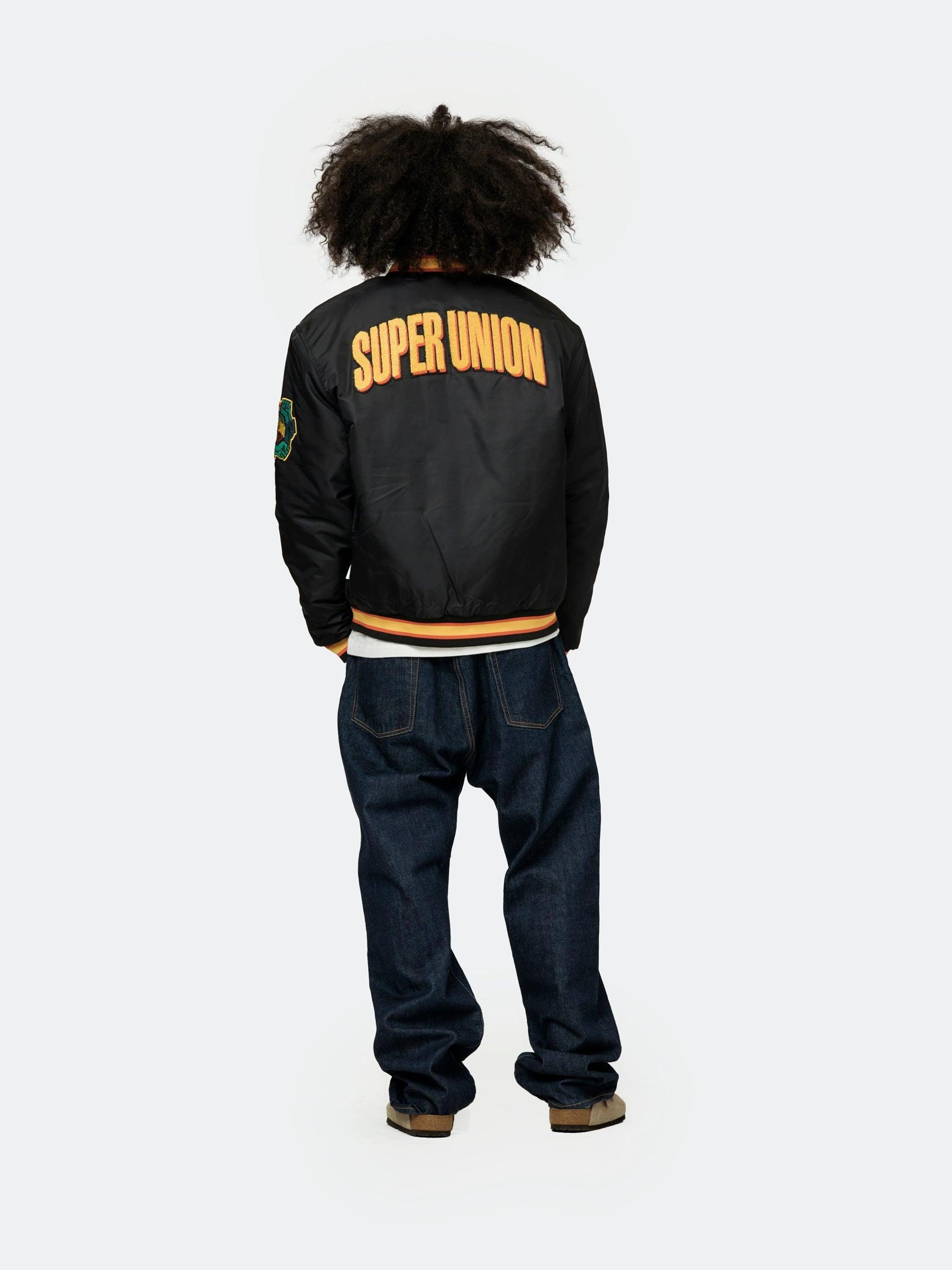 SuperUnion Bomber Jacket (Black) Product Image