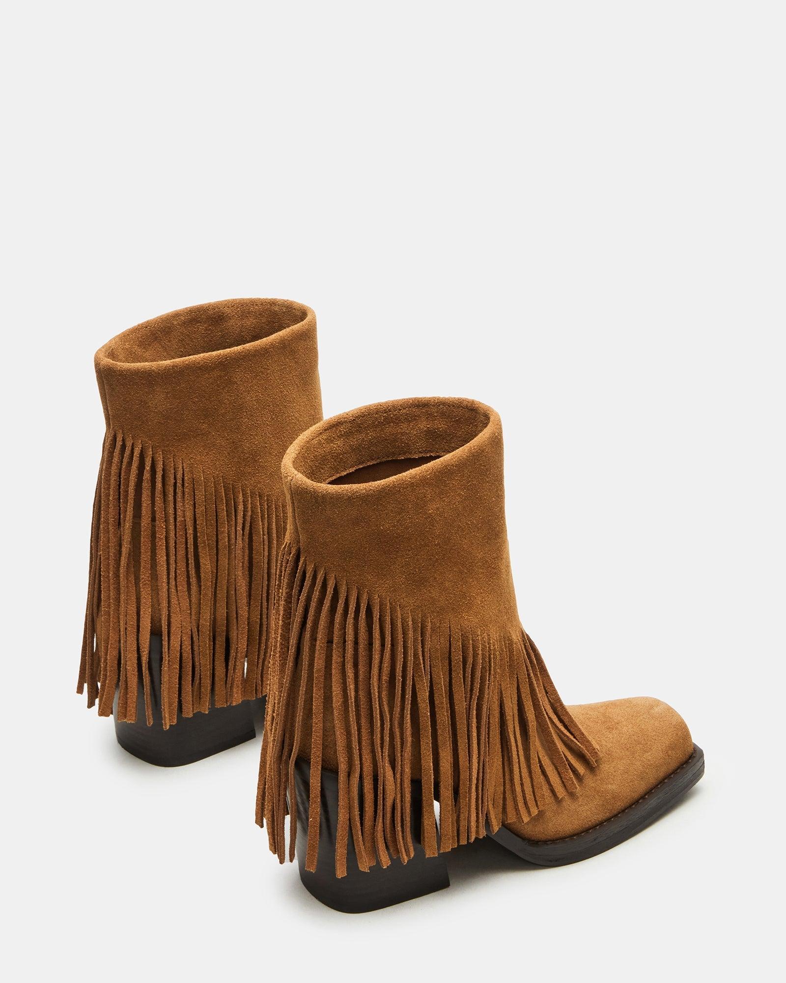 PIA FRINGE CHESTNUT SUEDE Female Product Image