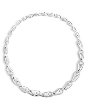 Georg Jensen Sterling Silver Reflect Graduated Link Collar Necklace, 17.72 Product Image
