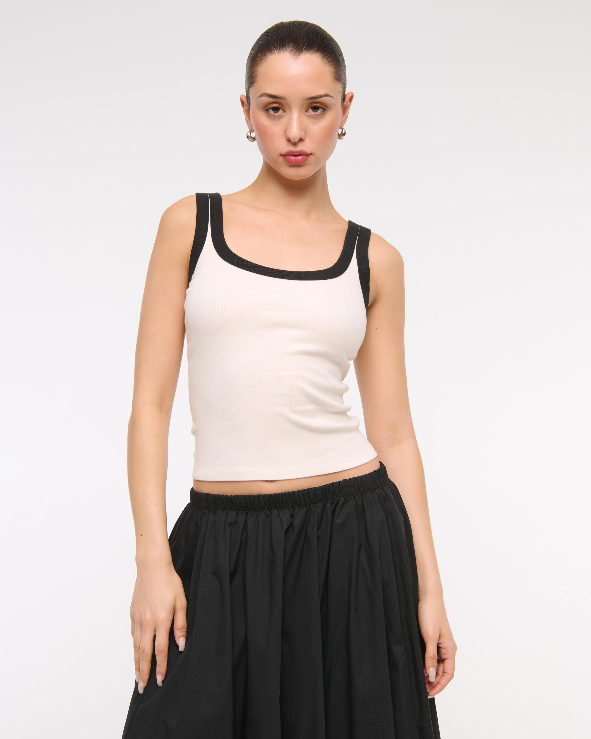 Vintage Rib Tuckable Scoopneck Tank Product Image