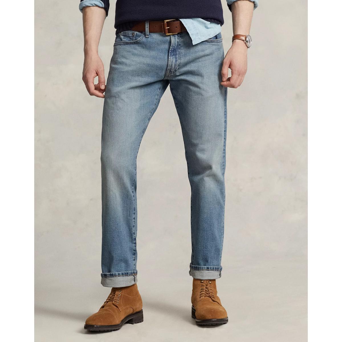 Hampton Relaxed Straight Stretch Jean Dixon Wash Product Image