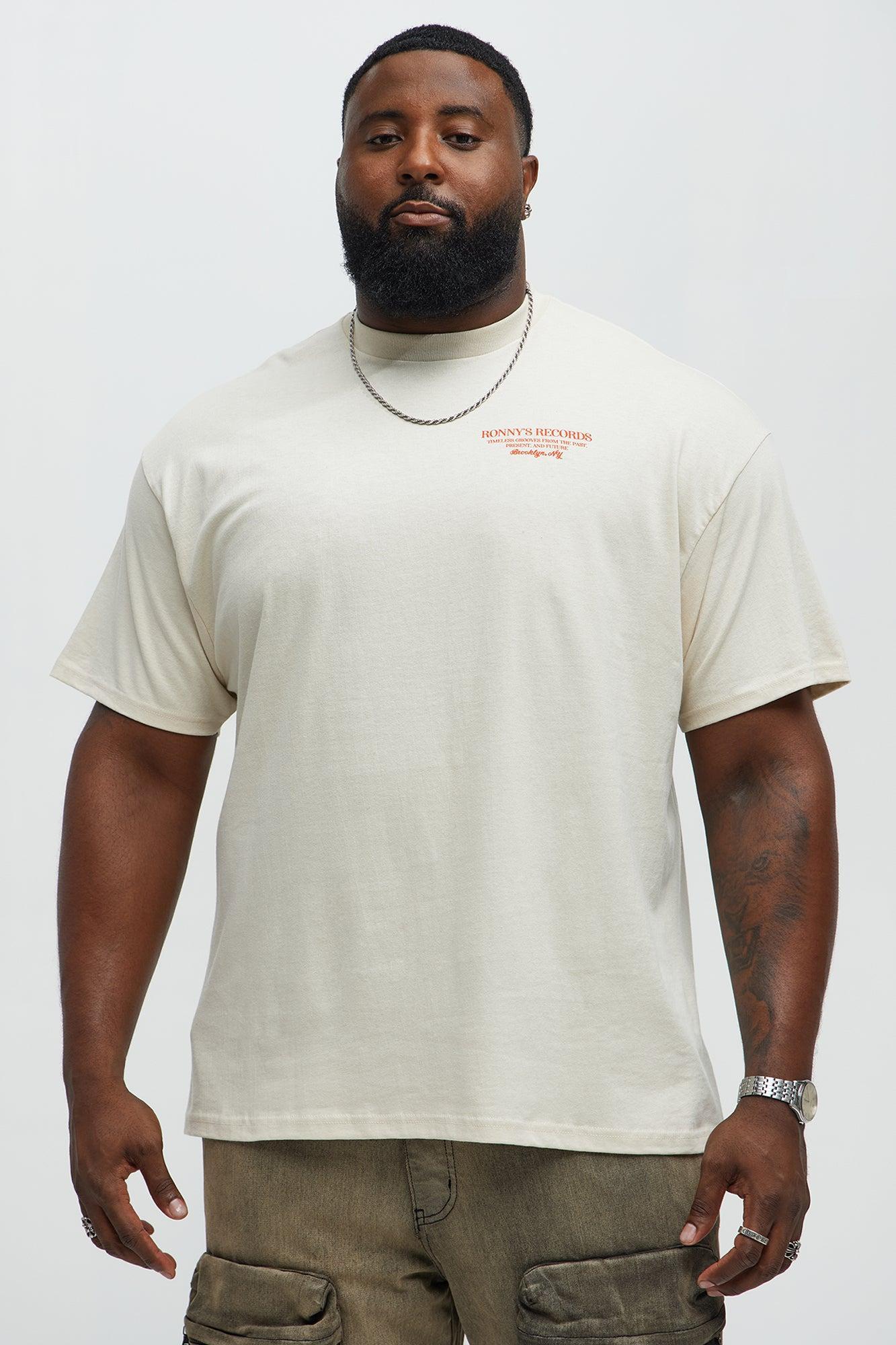 Ronny's Records NYC Short Sleeve Tee - Cream Product Image