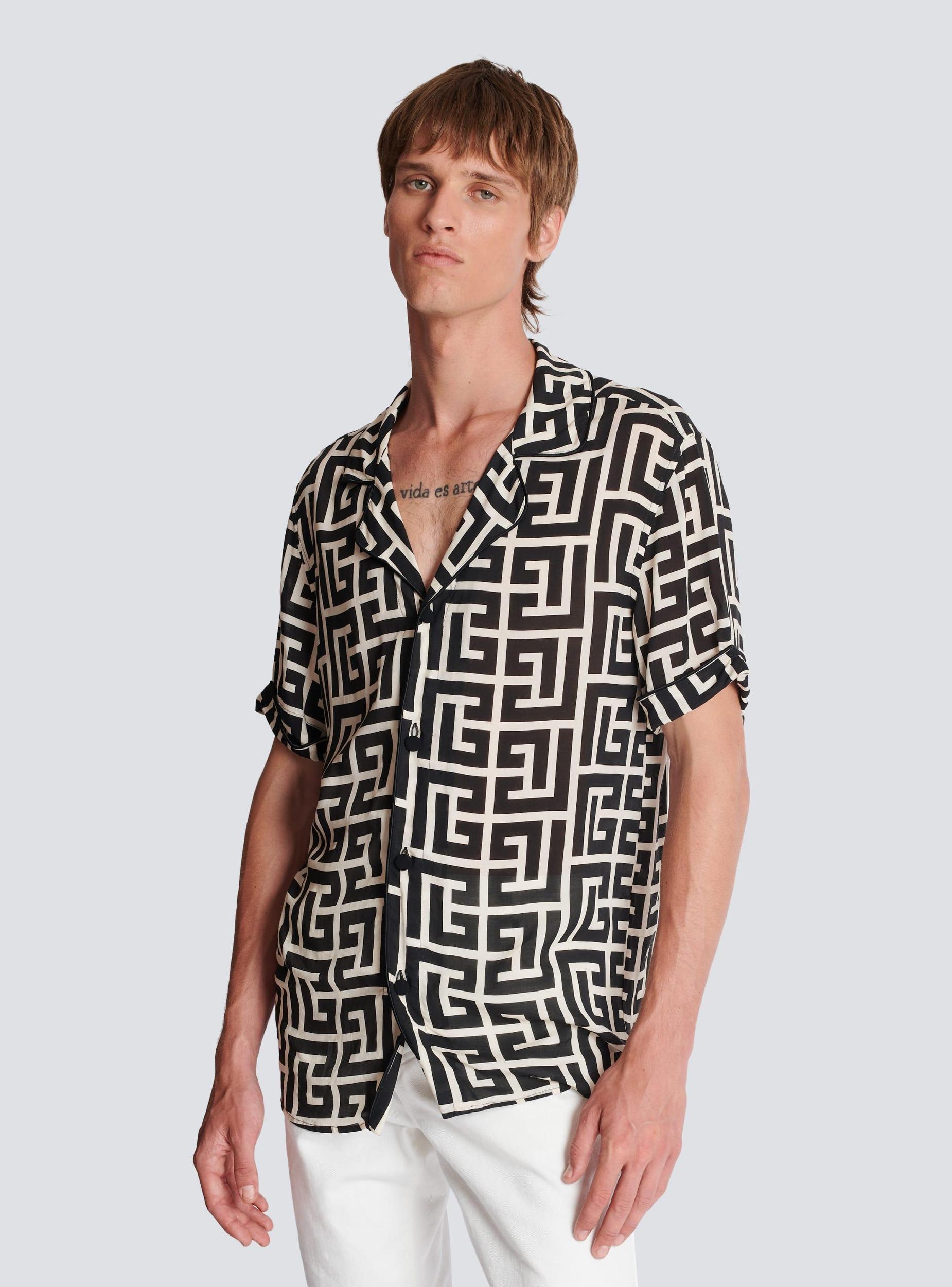 Monogram-printed shirt Product Image