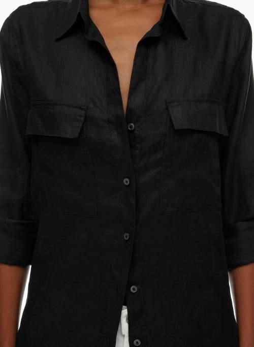 utility linen shirt Product Image