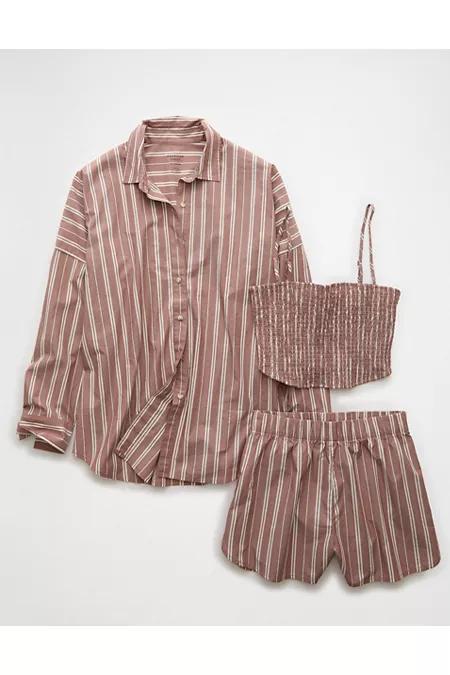 AE 3-Piece Woven Lounge Set Women's Product Image