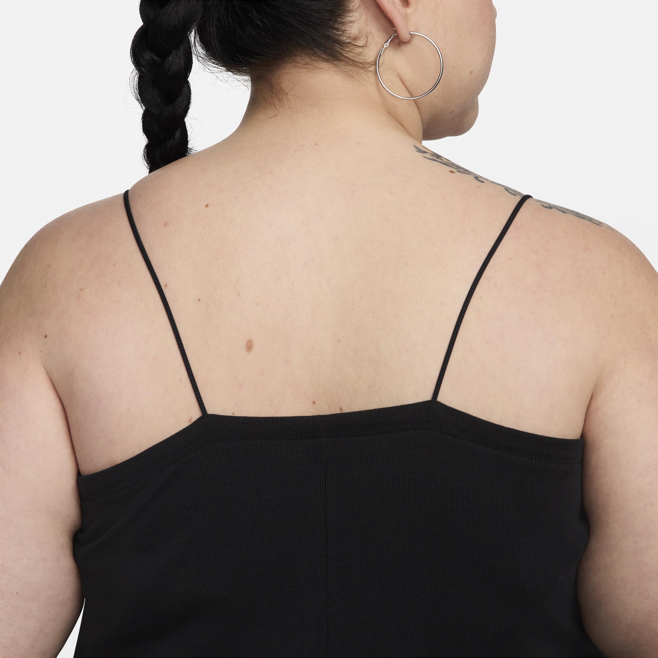 Nike Sportswear Chill Knit Women's Tight Mini-Rib Cami Dress (Plus Size) Product Image