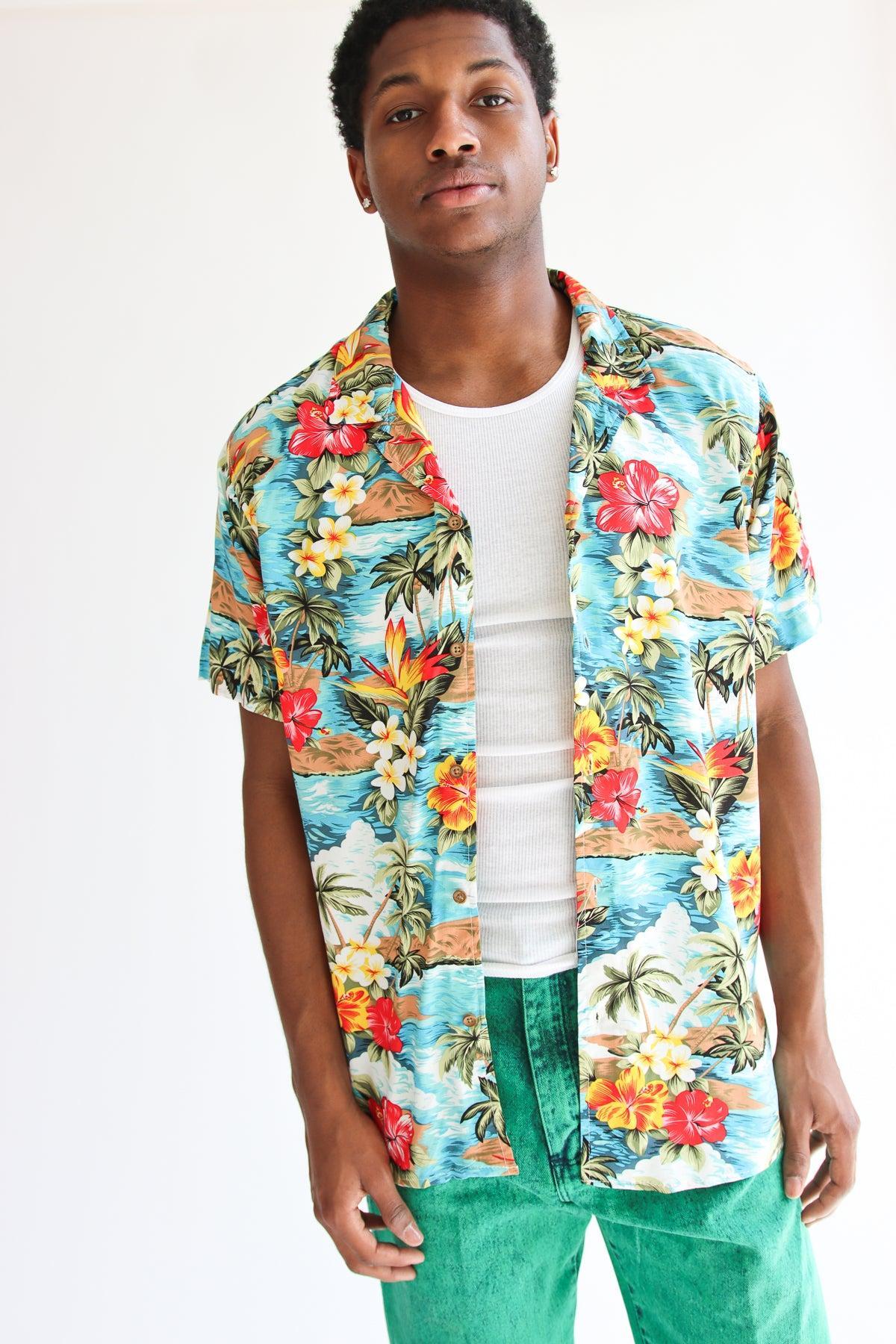 Tropical Oasis Hawaiian Shirt Product Image