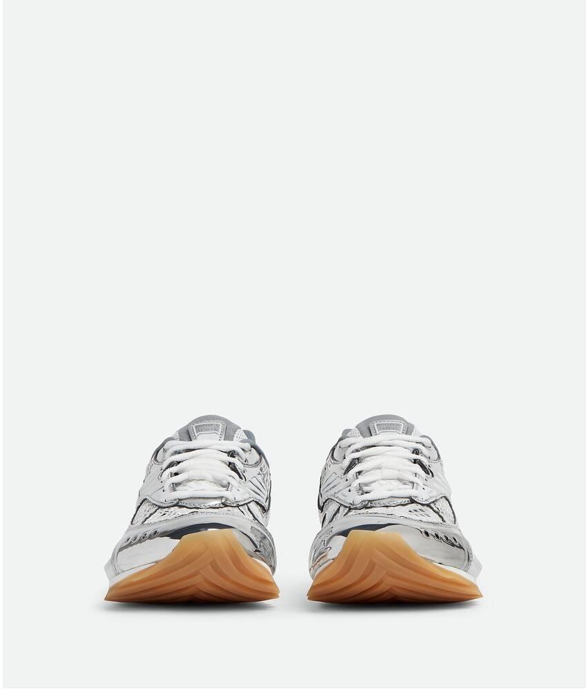 Women's Orbit Sneaker in Silver / White / Optic white rubber Product Image