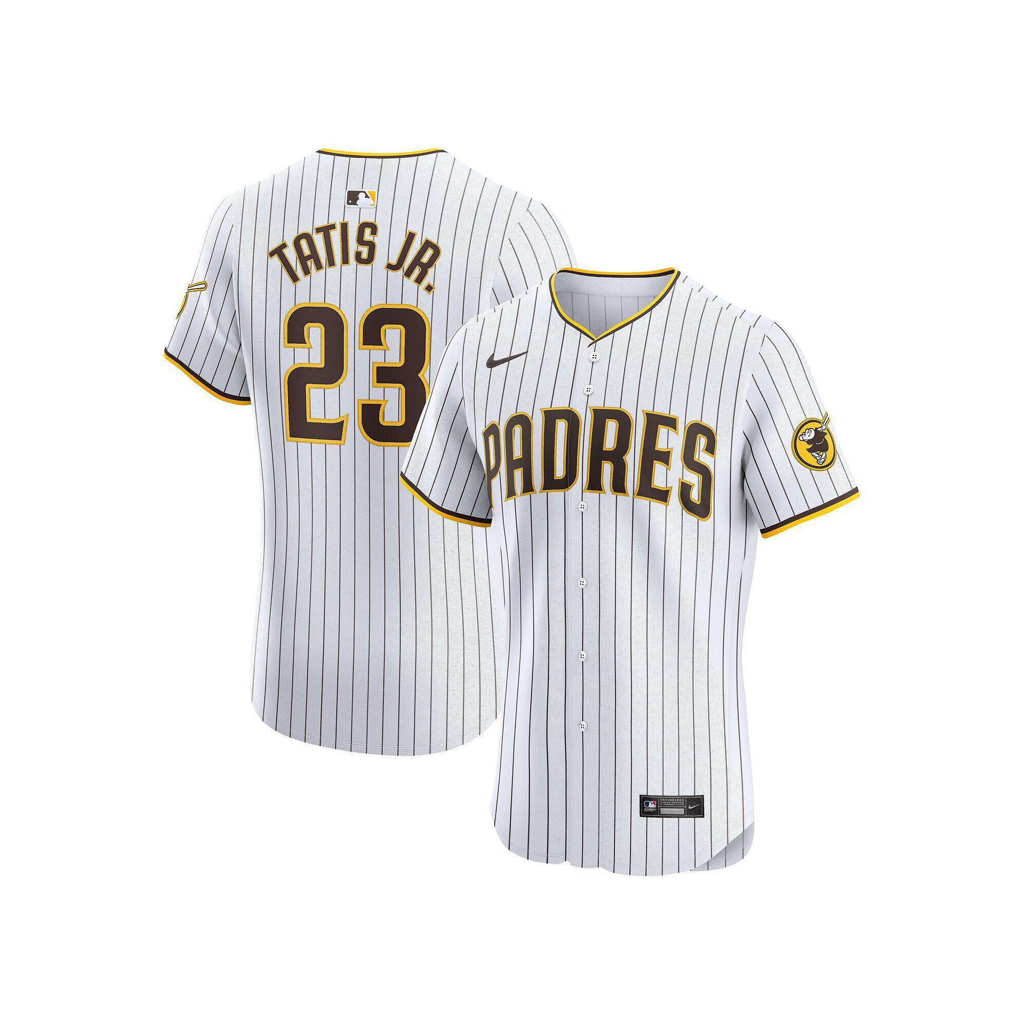 Men's Nike Fernando Tatis Jr. White San Diego Padres Home Elite Jersey, Size: 48 Product Image