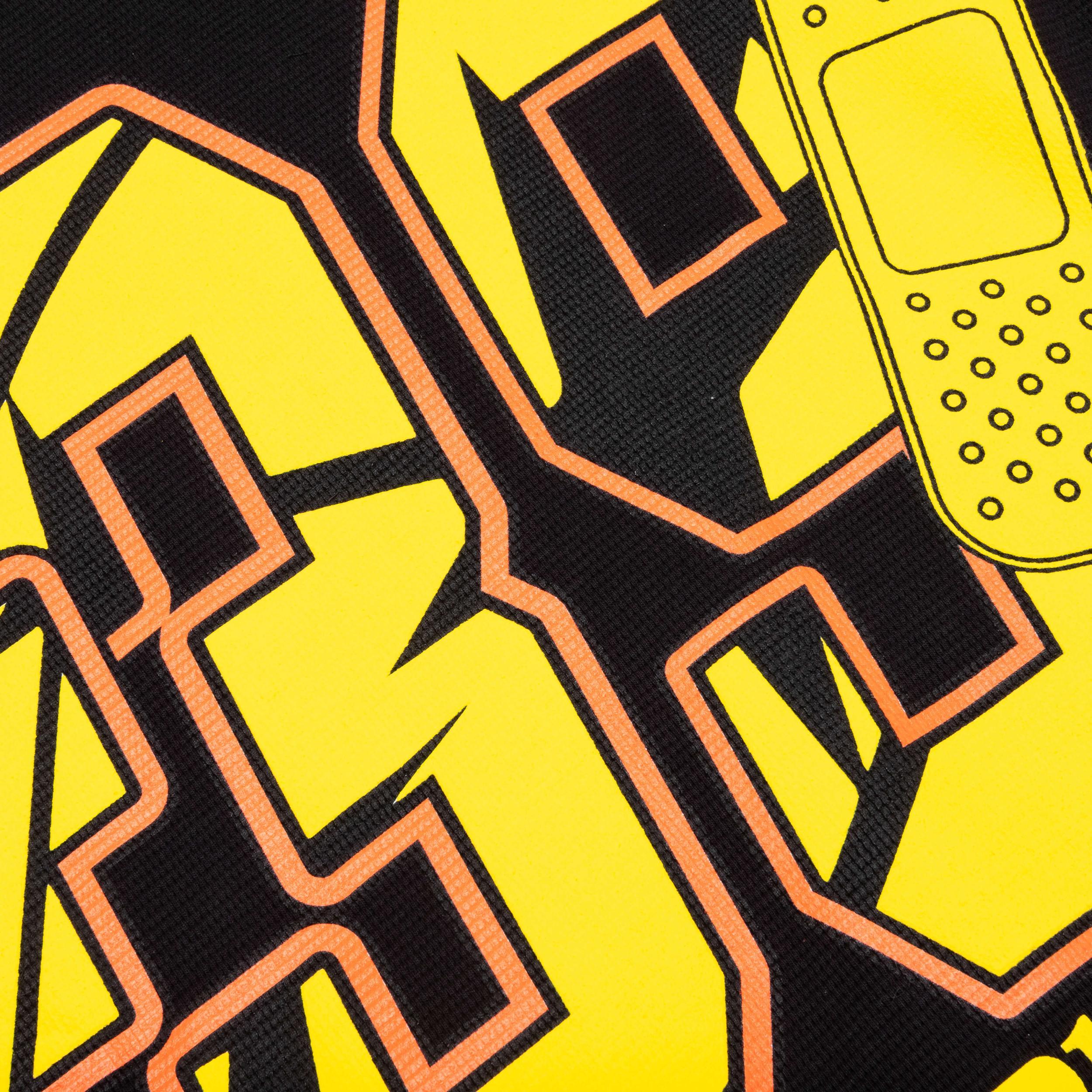 39 Waffle Tee - Black/Yellow Male Product Image