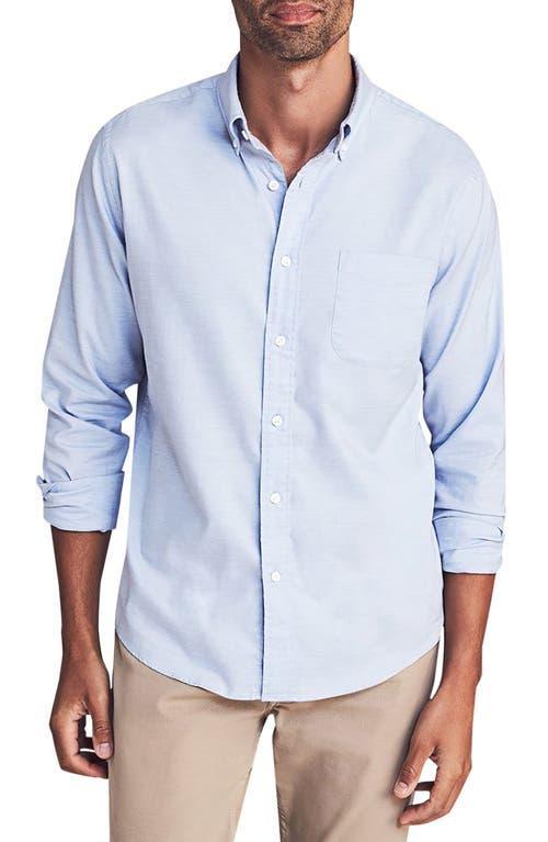 Faherty Stretch Oxford Shirt 2.0 Blue Heather XS Product Image