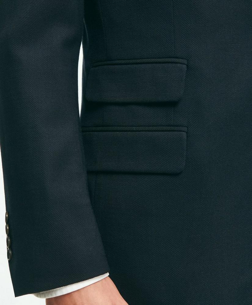 Traditional Fit Stretch Wool Hopsack Blazer Product Image