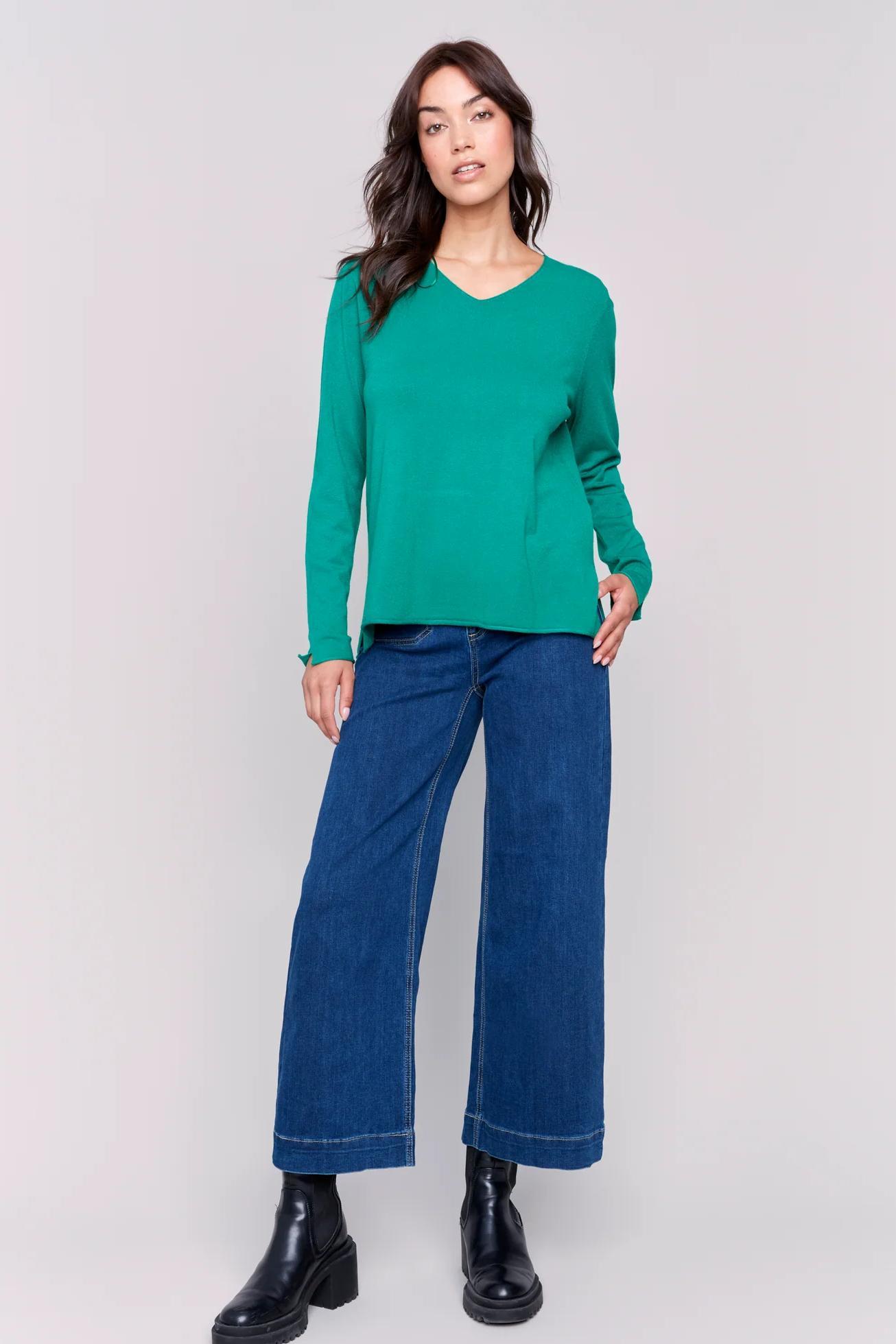V-NECK SWEATER Product Image