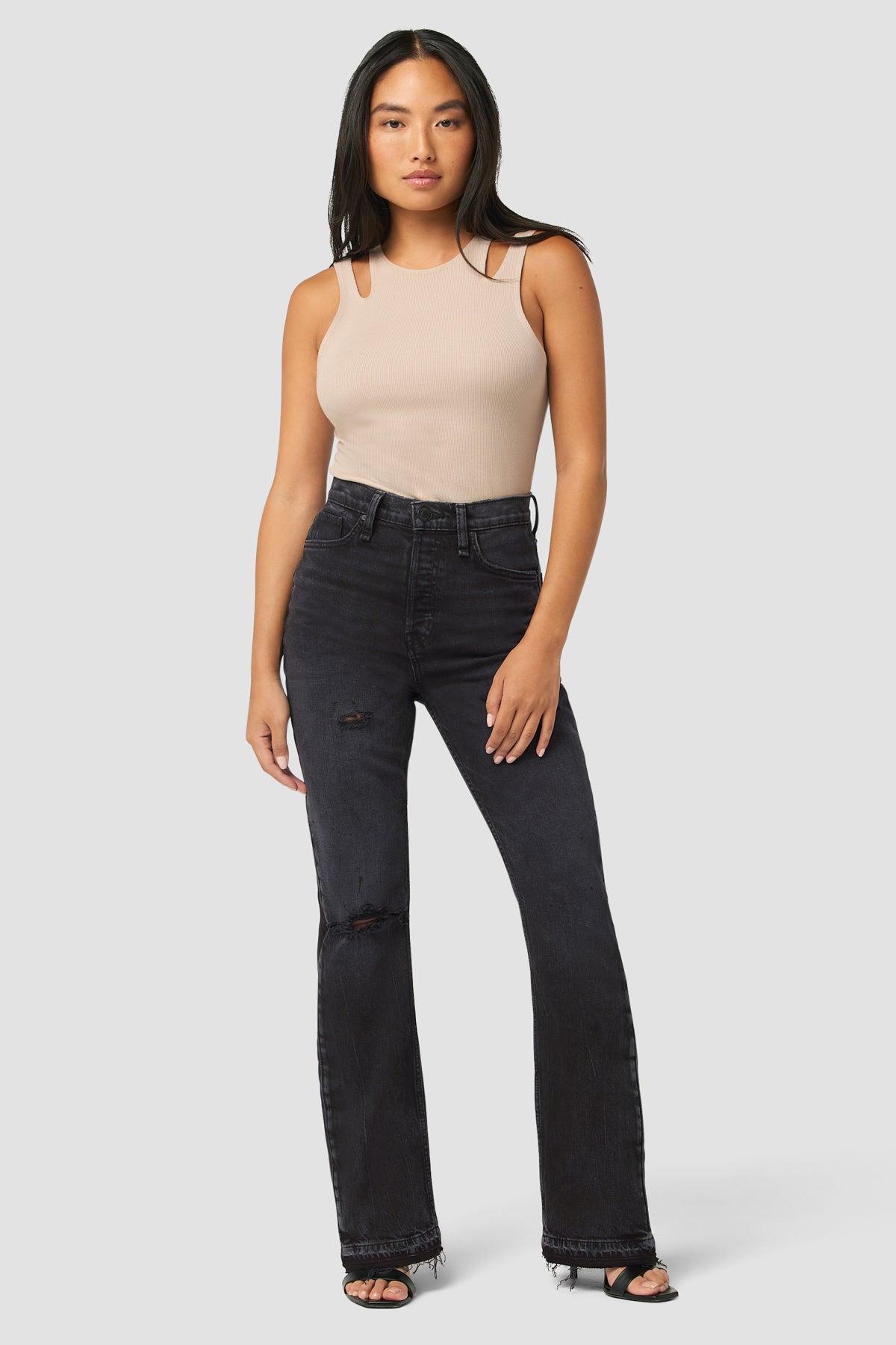 Faye Ultra High-Rise Flare Petite Jean Female Product Image