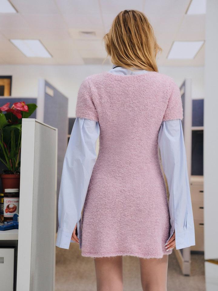 Eisley Mini Dress — Pink Product Image