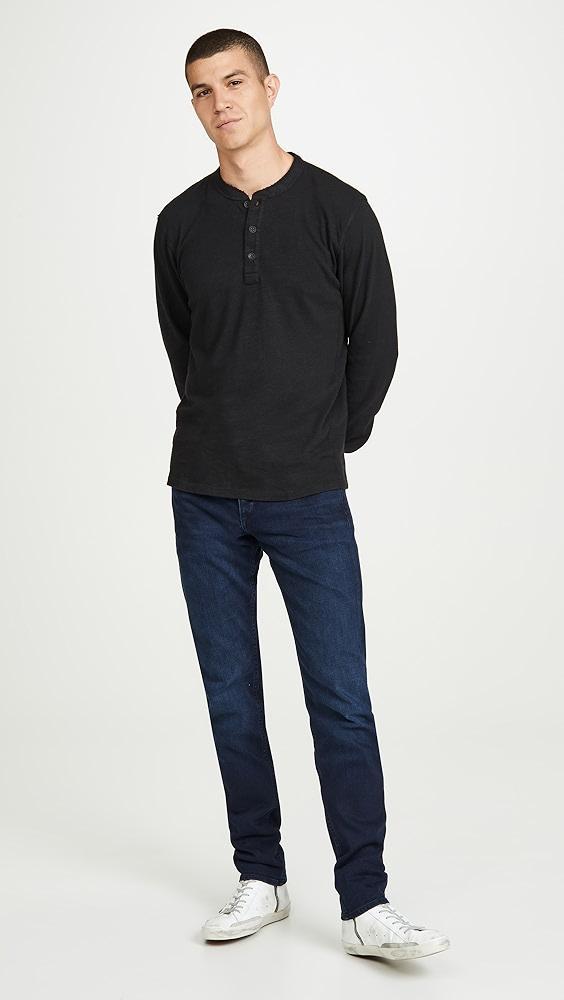 rag & bone Long Sleeve Classic Henley | Shopbop Product Image