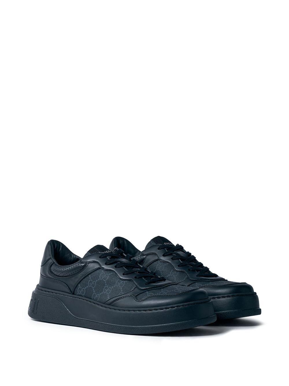 logo-embossed platform sneakers Product Image
