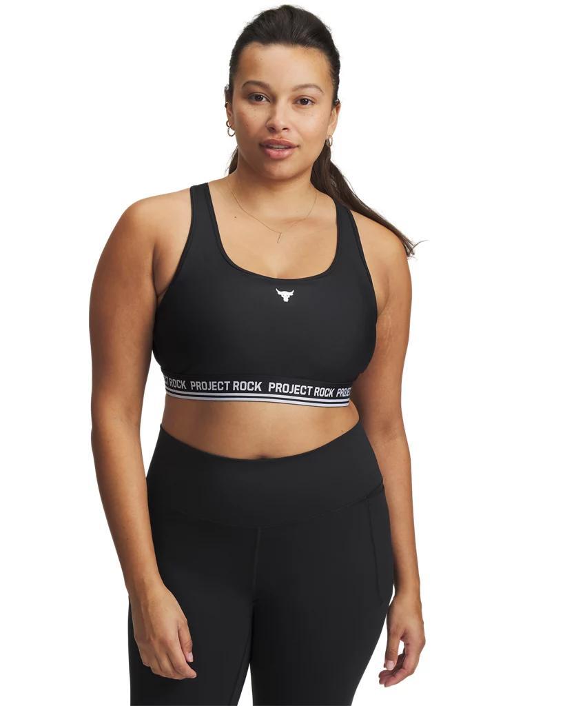 Women's Project Rock Crossback Mid Sports Bra Product Image