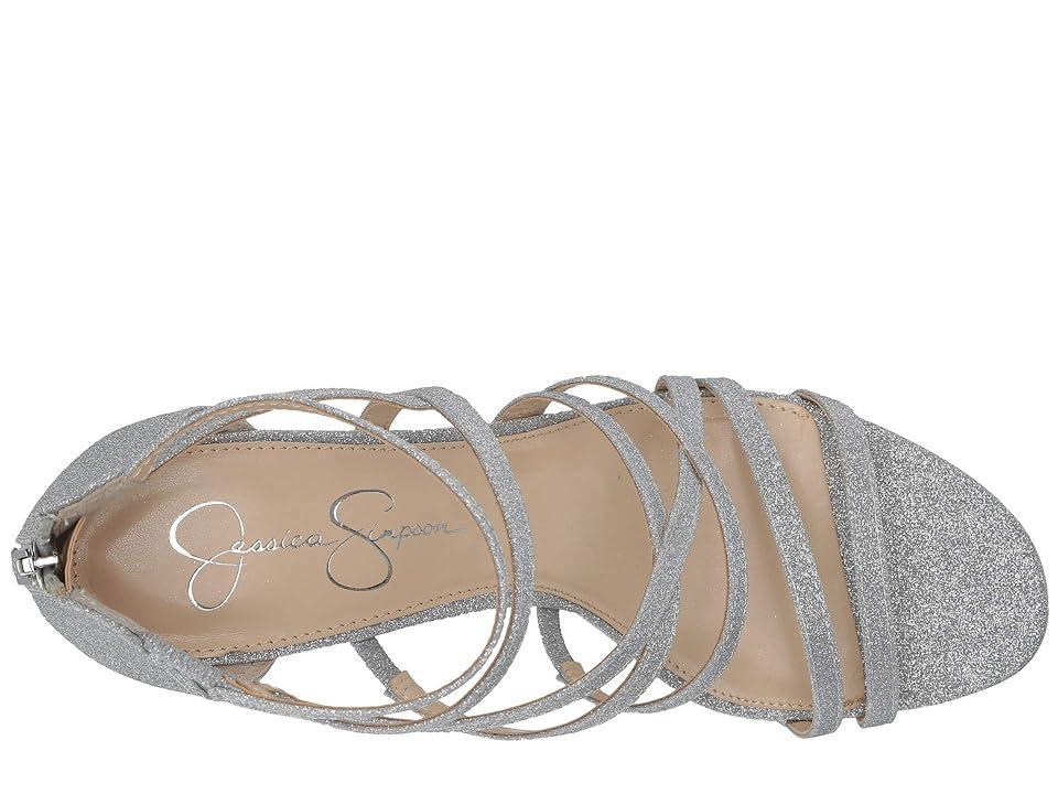 Jessica Simpson Stassey Glitter Strappy Block Heel Sandals Product Image