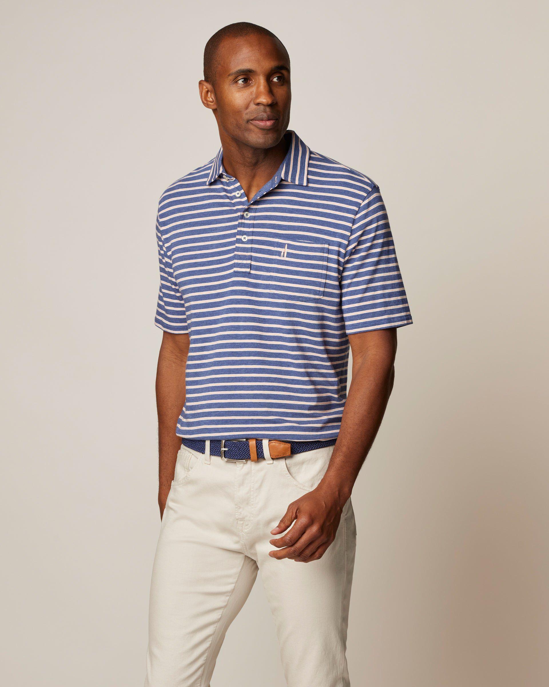 The Matthis Stripe Original Polo Male Product Image