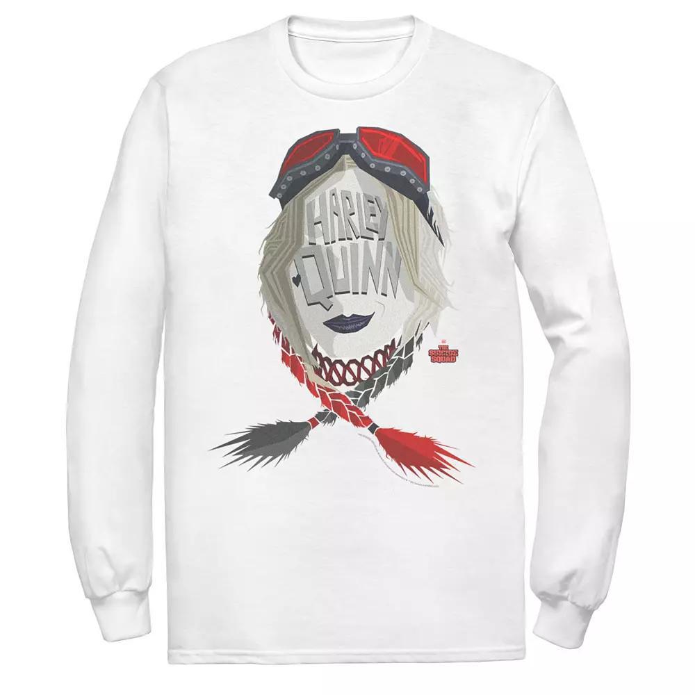 Men's The Suicide Squad Big Harley Logo Tee, Size: XL, White Product Image