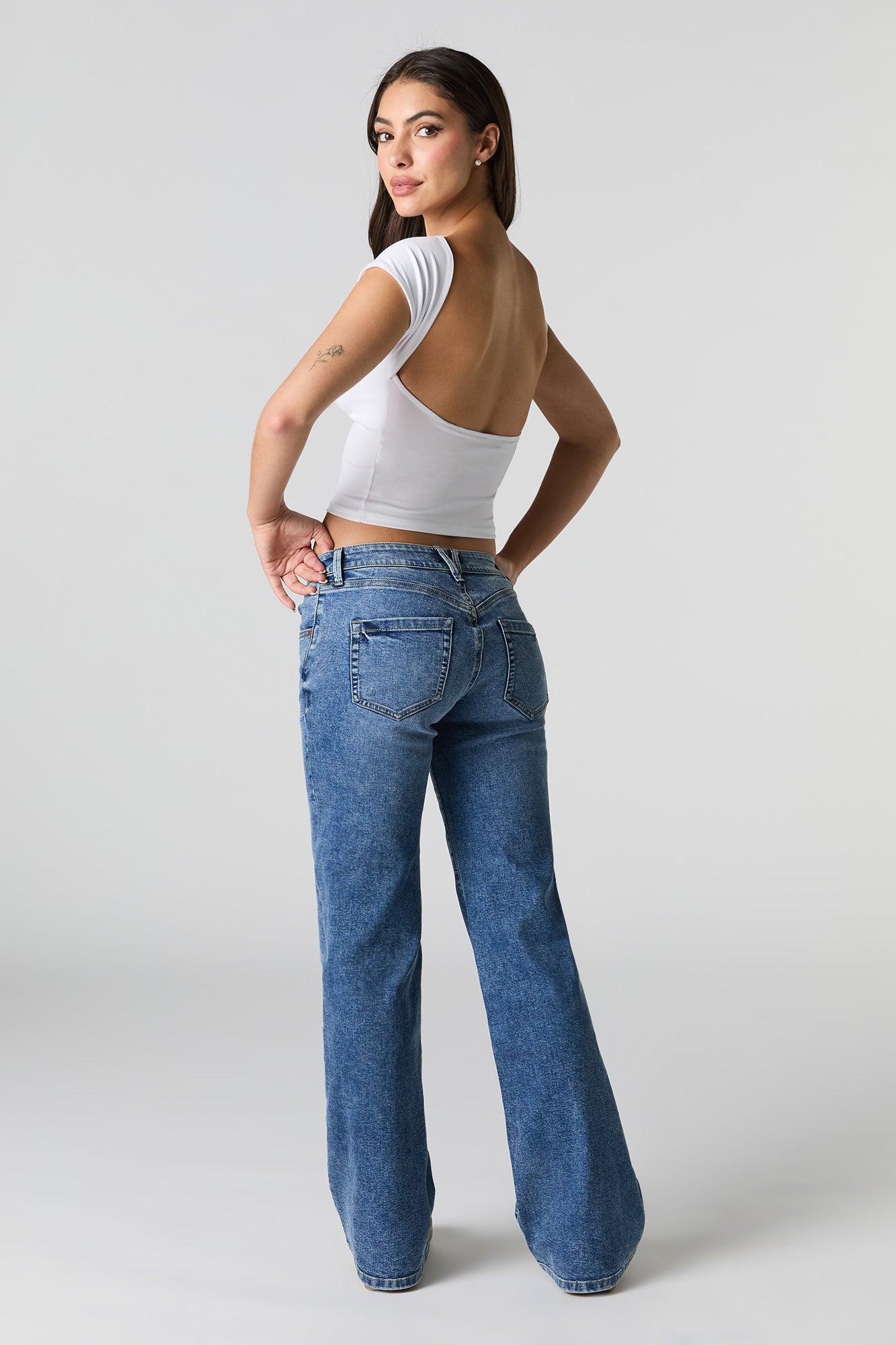 Low Rise Flare Jean Female Product Image