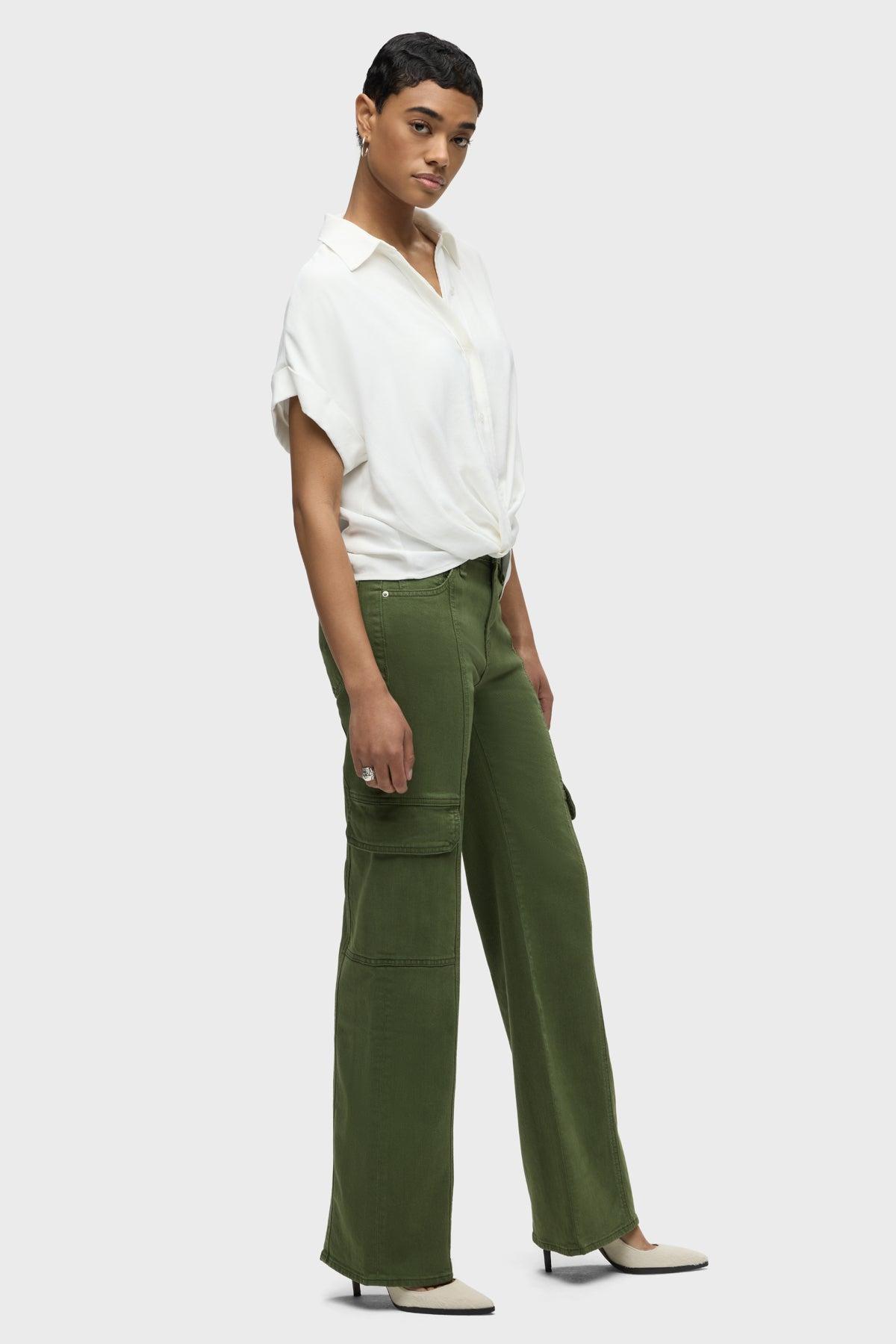 Rosie High-Rise Seamed Cargo Jean Female Product Image