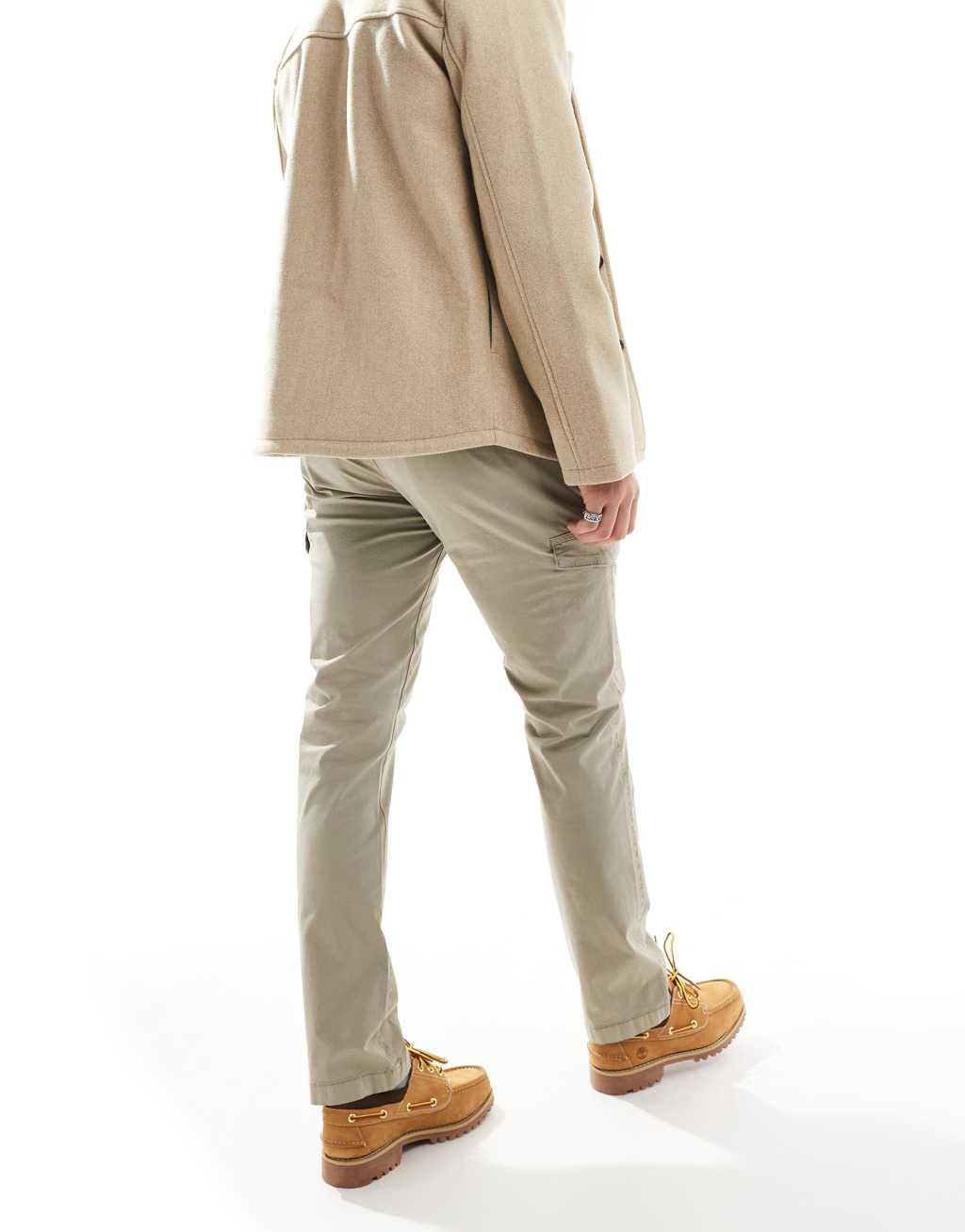 Scalpers cargo pants in dark taupe - brown Product Image