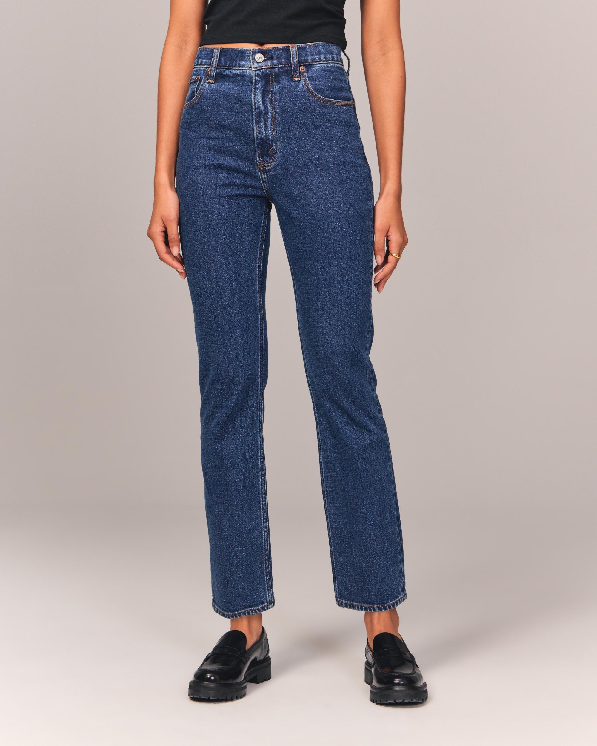 Ultra High Rise Ankle Straight Jean Product Image