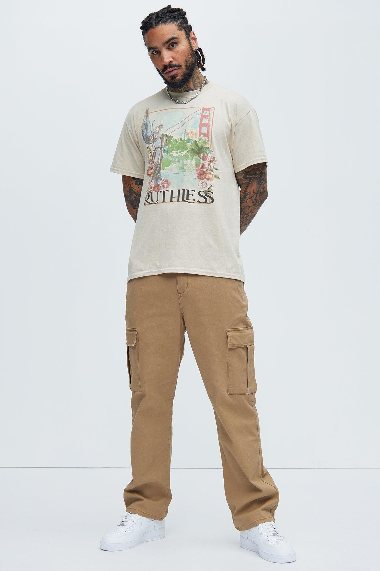 Ruthless In The City Short Sleeve Tee - Tan Product Image