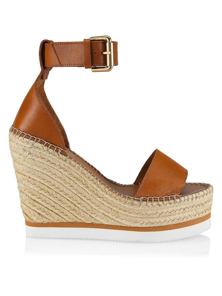 Womens Glyn Leather Wedge Sandals Product Image