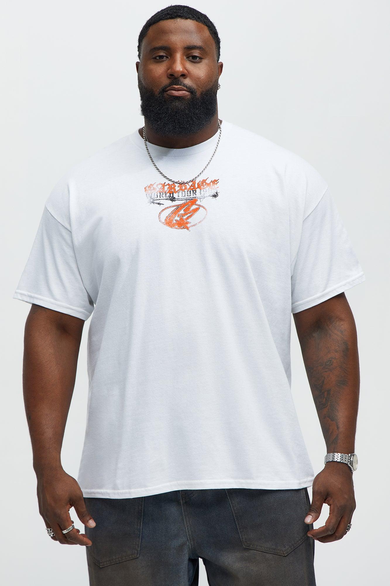 Garbage World Tour Short Sleeve Tee - White Product Image
