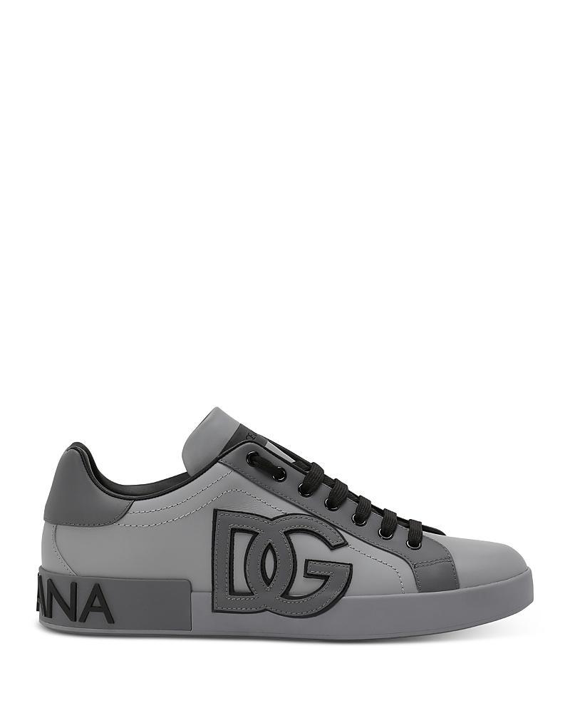 Mens Portofino Leather Low-Top Sneakers Product Image