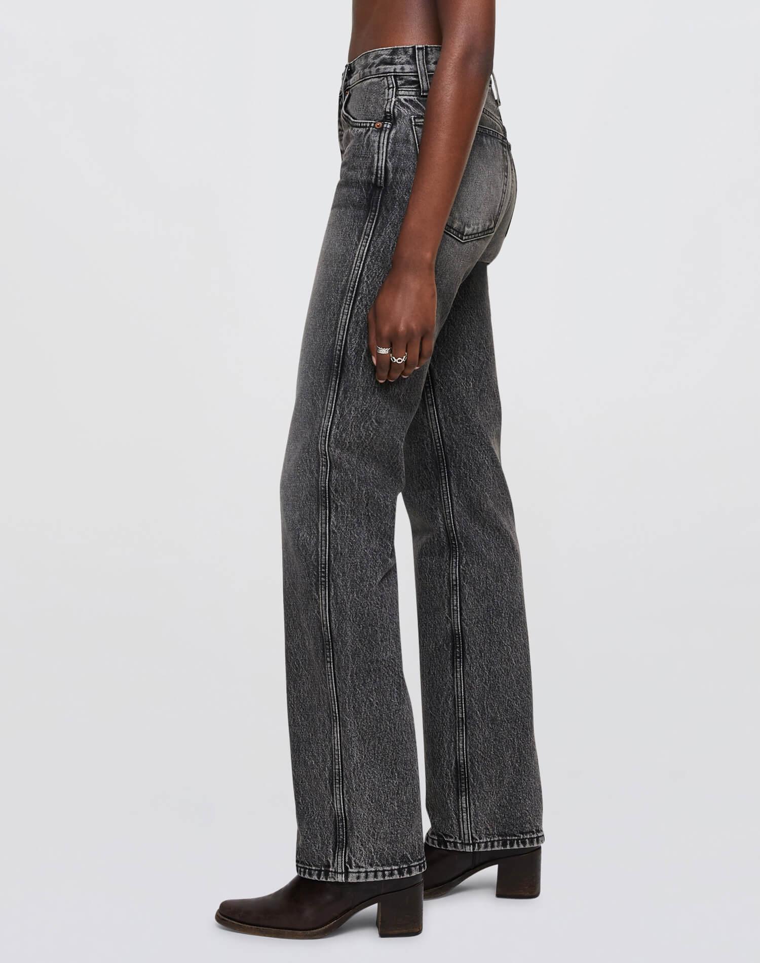 90s High Rise Loose - Smoke Product Image