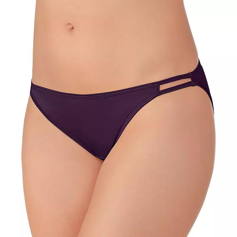 Plus Size Vanity Fair Lingerie Illumination String Bikini 18810, Womens Steele Purple Product Image