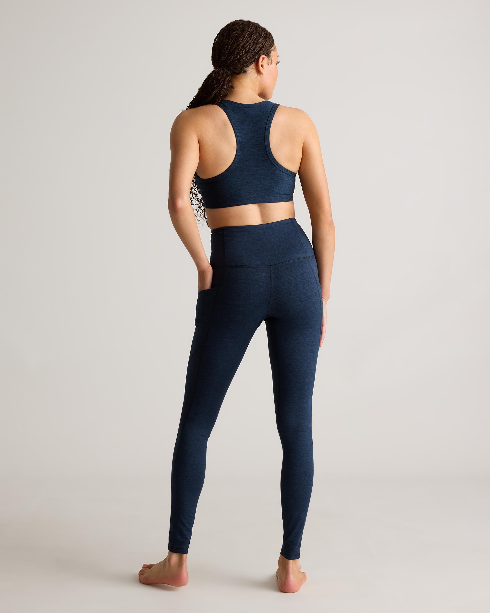 Quince | Women's Ultra-Soft High-Rise Pocket Legging Size XS, Nylon/Spandex Product Image