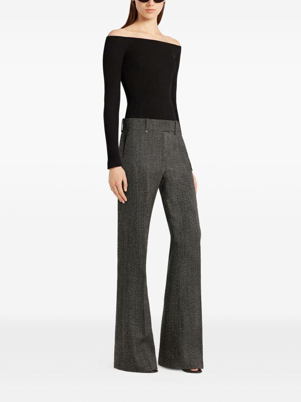 off-shoulder ribbed top Product Image