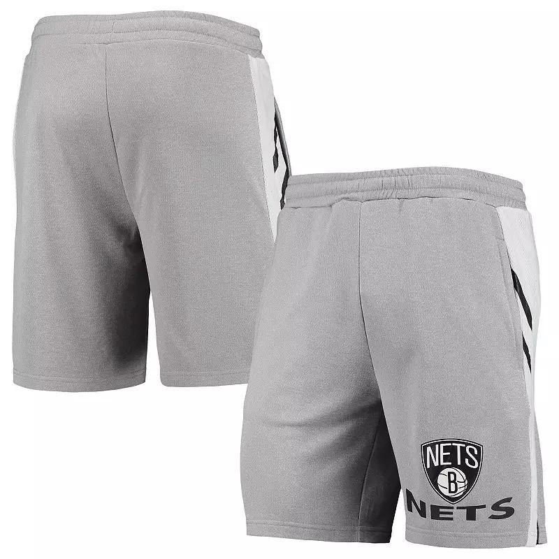 Men's Concepts Sport Gray Brooklyn Nets Stature Shorts, Size: 2XL, Grey Product Image
