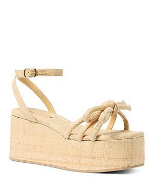 Loeffler Randall Womens Hudson Raffia Platform Sandals Product Image