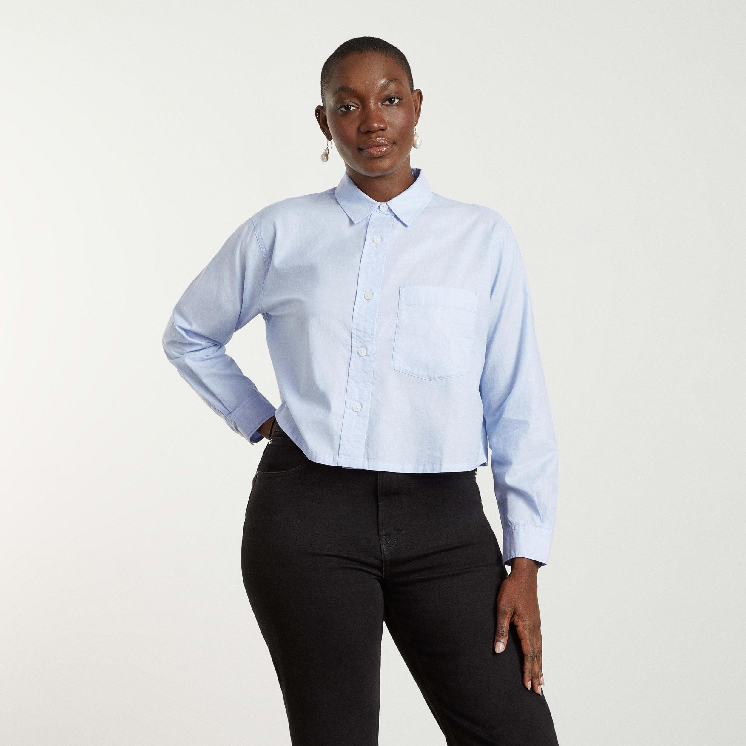 Womens Way-Short Shirt in Silky Cotton by Everlane Product Image