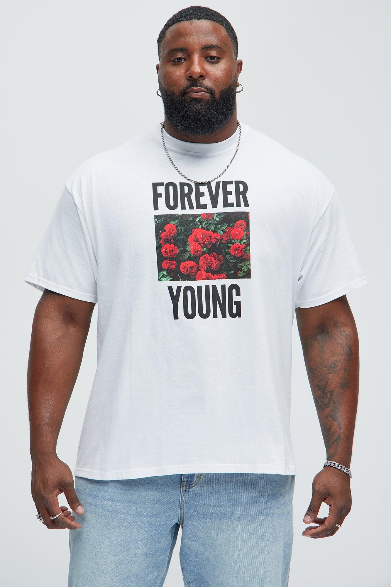 Young At Heart Short Sleeve Tee - White Product Image