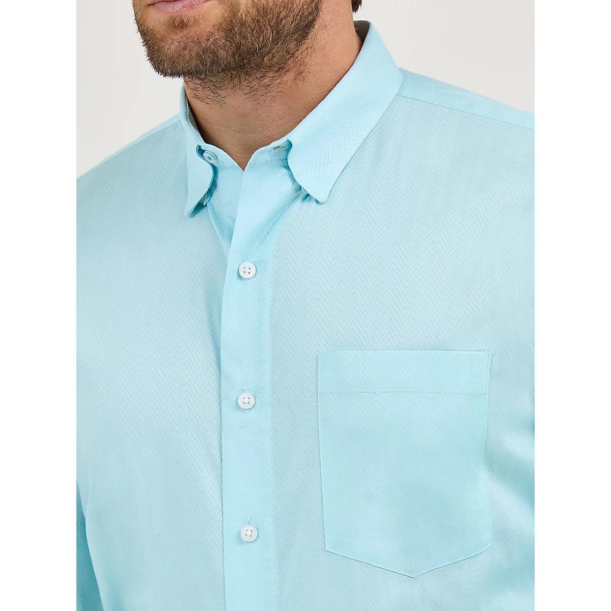 Men's Cody Johnson One Pocket Button Down Shirt in Gray Contrast Product Image
