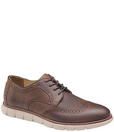Johnston  Murphy Mens Holden Embossed Wingtip Sneaker Oxfords Product Image