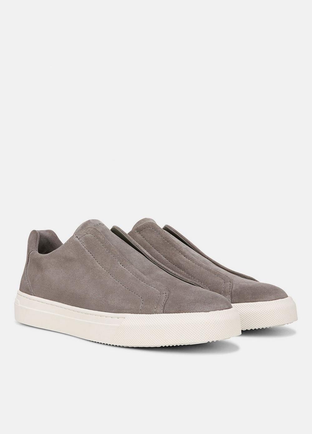 Mens Lakewood Suede Sneaker, Smoke Grey, Size 7 Vince Product Image