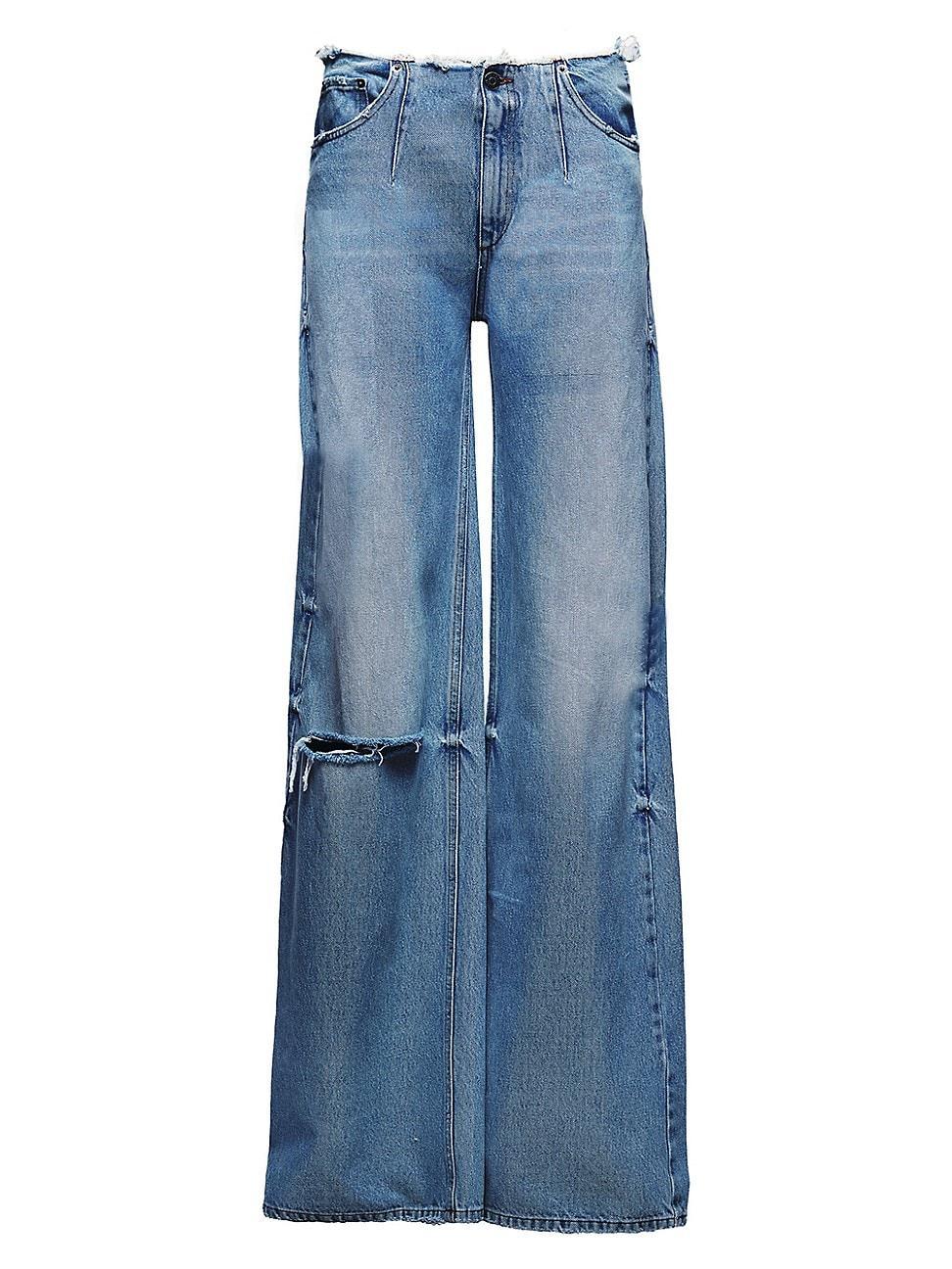 Womens Aston Wide Leg Jeans Product Image